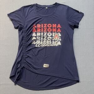 Arizona Wildcats Women Blue Tee Sz M Pre-Owned Excellent
